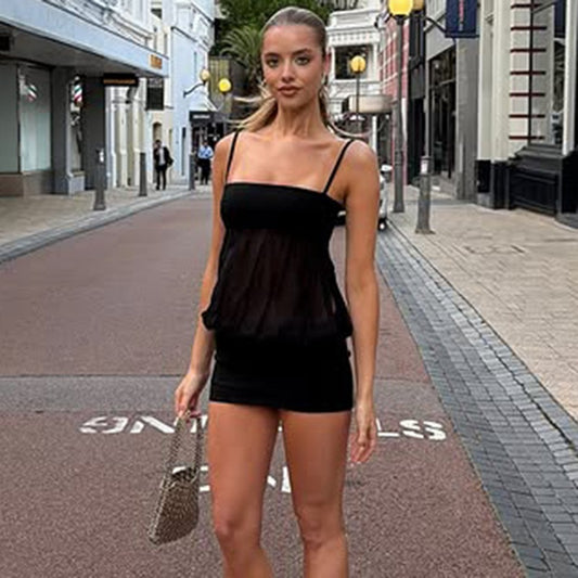 VVZ Women's Sexy Sleeveless Camisole Dress