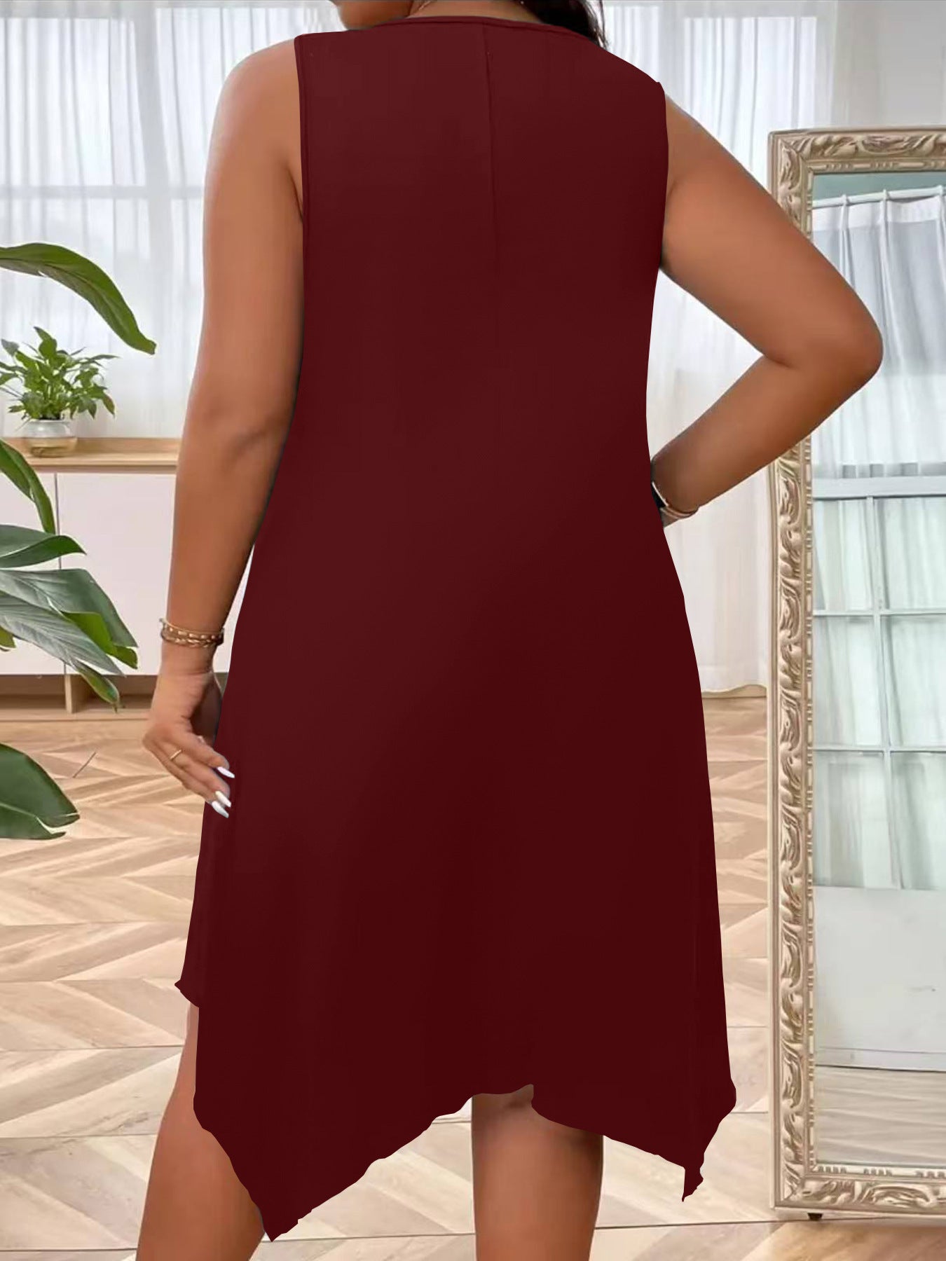 VVZ Solid-Color Tank Dress