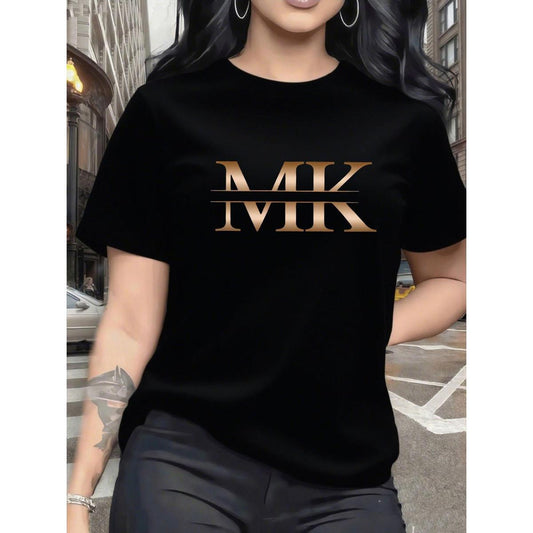 VVZ Women's Pure Cotton Short-Sleeve T-Shirt