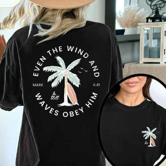 VVZ Beach-Style Top with Back Print