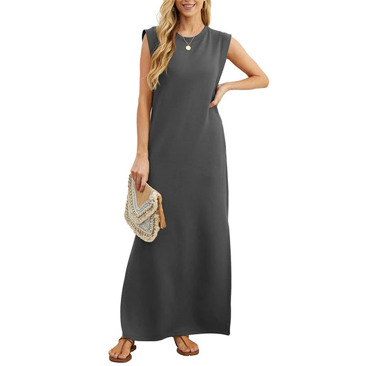 VVZ Women's Summer Casual Sleeveless Maxi Dress
