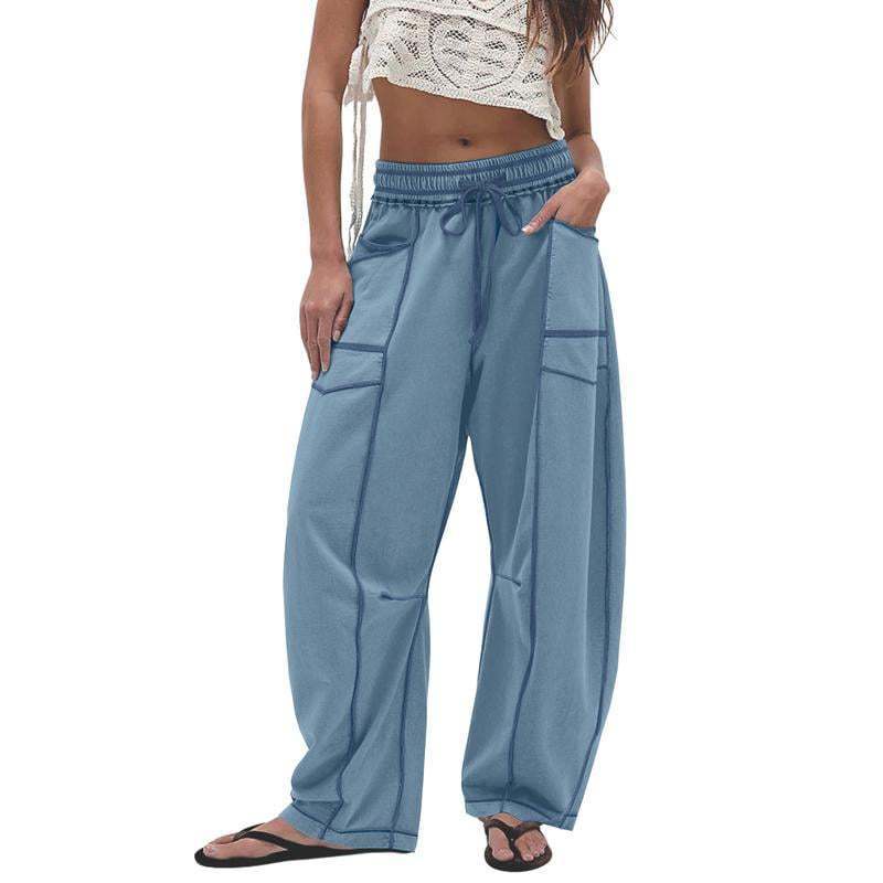 VVZ Women's High Waisted Barrel Sweatpants