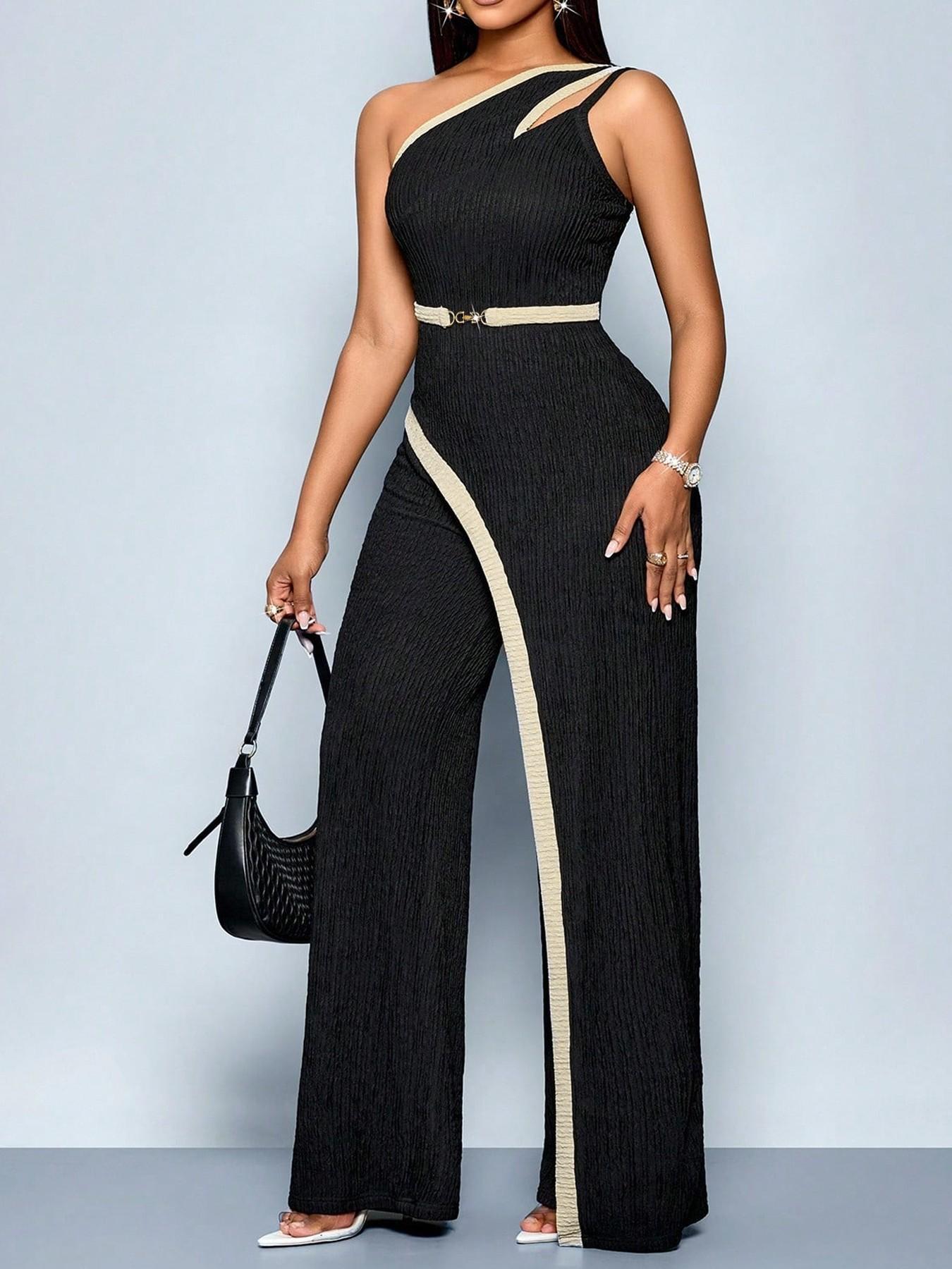 VVZ Women's Asymmetrical Jumpsuit