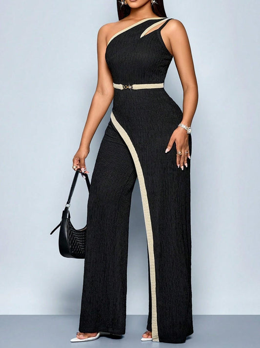 VVZ Women's Asymmetrical Jumpsuit
