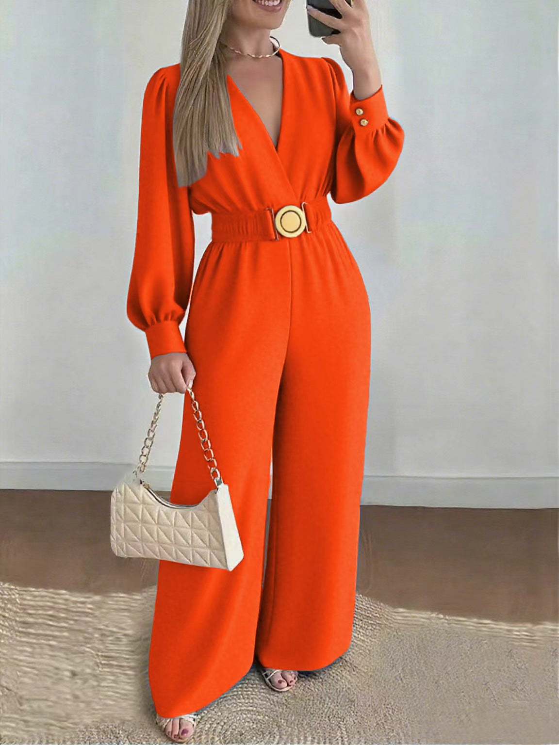 VVZ Women's Casual Jumpsuit Set