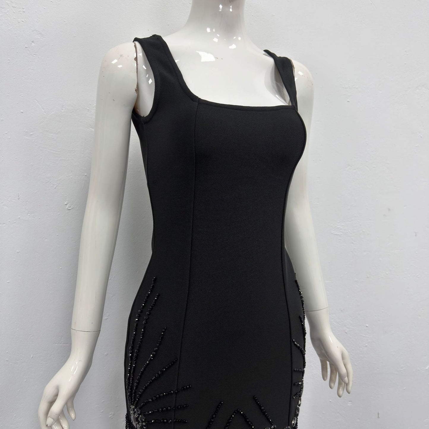 VVZ Sexy Spaghetti-Strap Fringe Dress