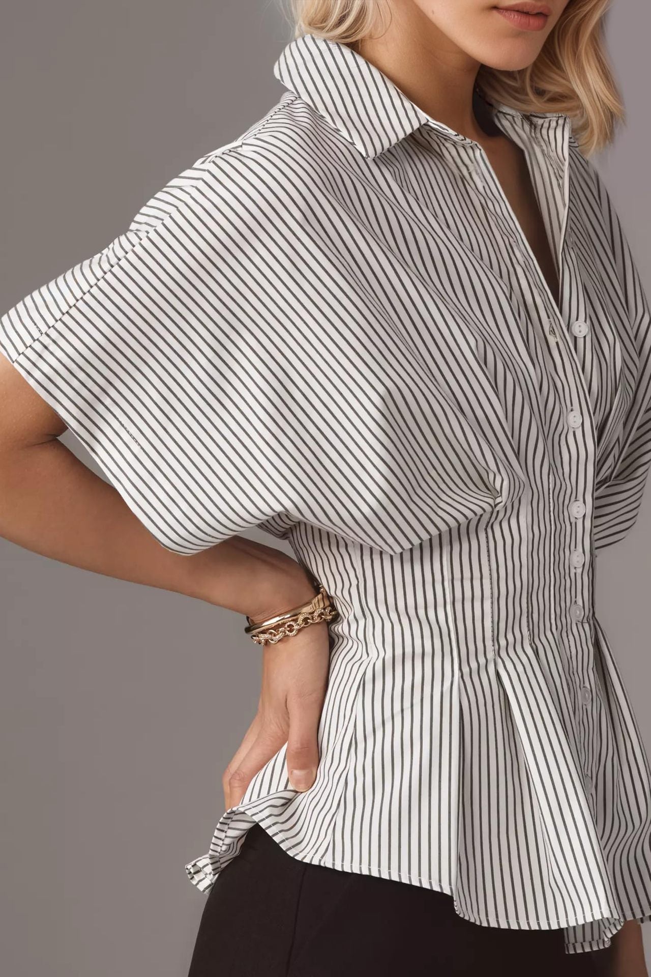 VVZ Women's Striped Shirt