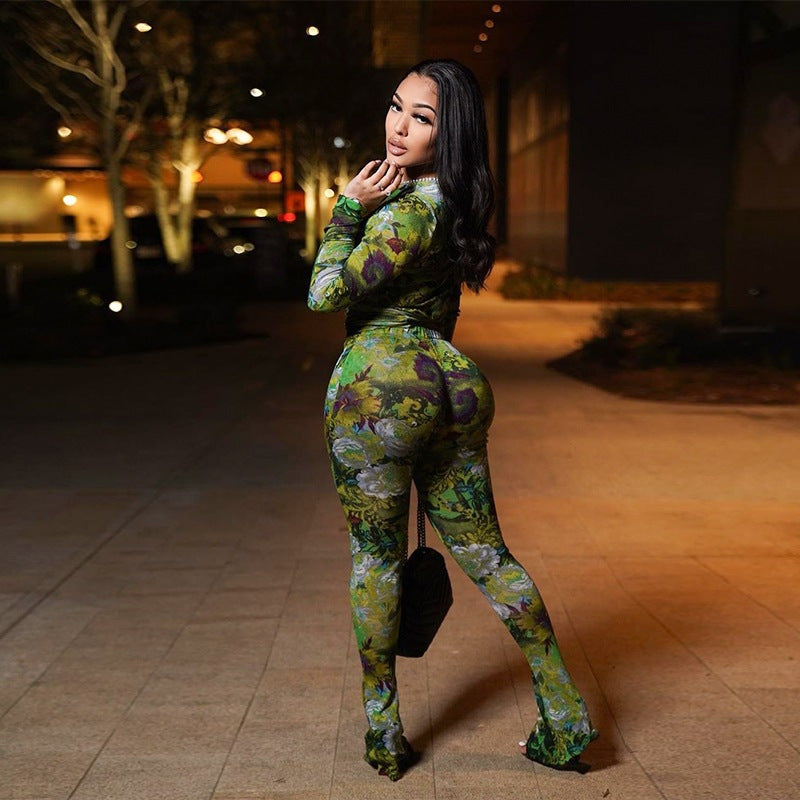 VVZ Women's Floral Print Jumpsuit