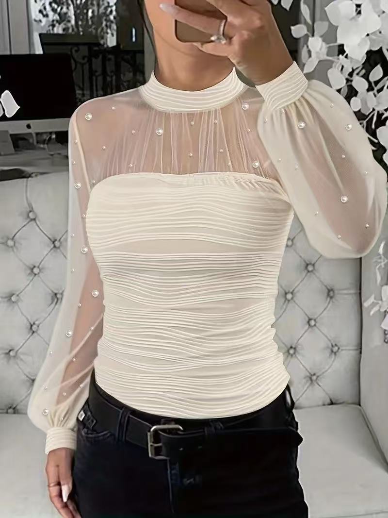 VVZ Backless, Cutout, Slim-Fit, Textured Top