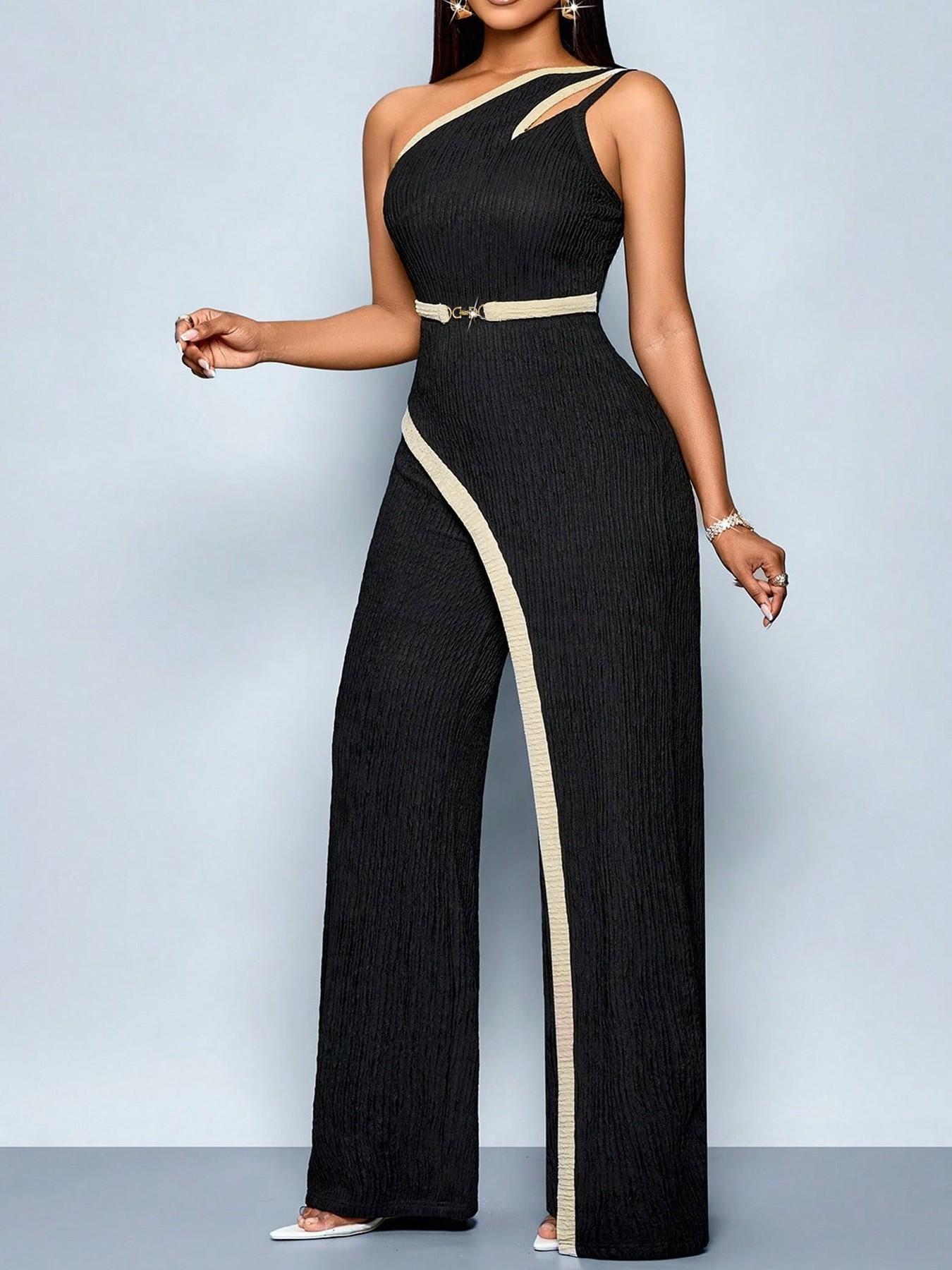 VVZ Women's Asymmetrical Jumpsuit