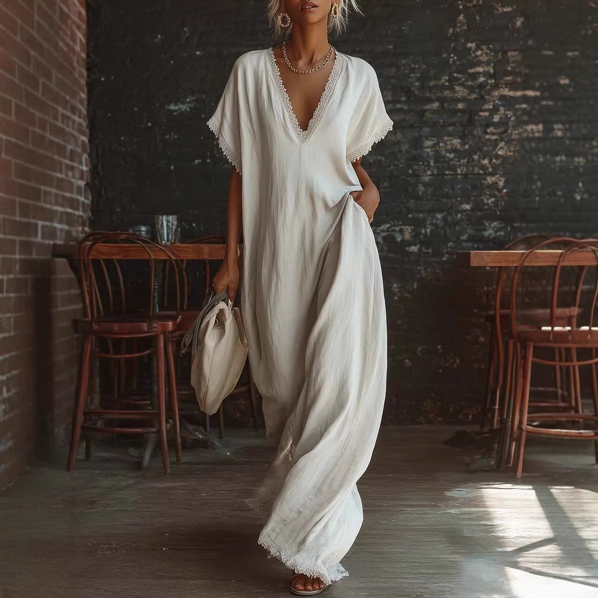 VVZ Elegant Women's Summer Maxi Dress