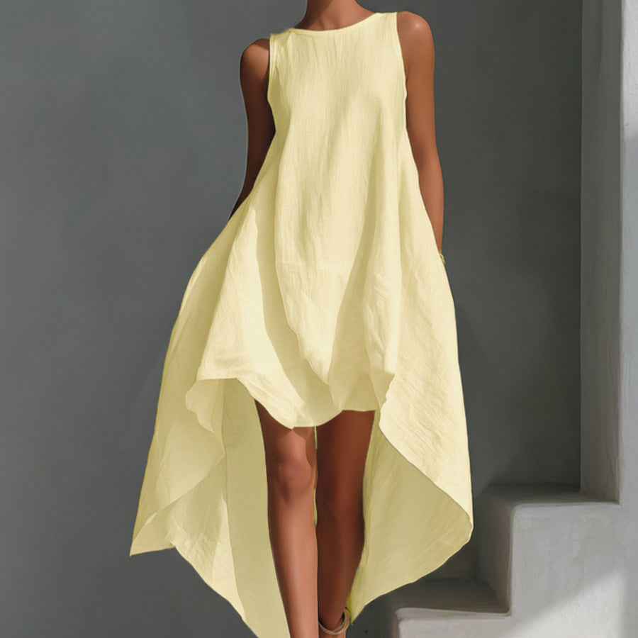 KZZ Women's Sleeveless Midi Dress