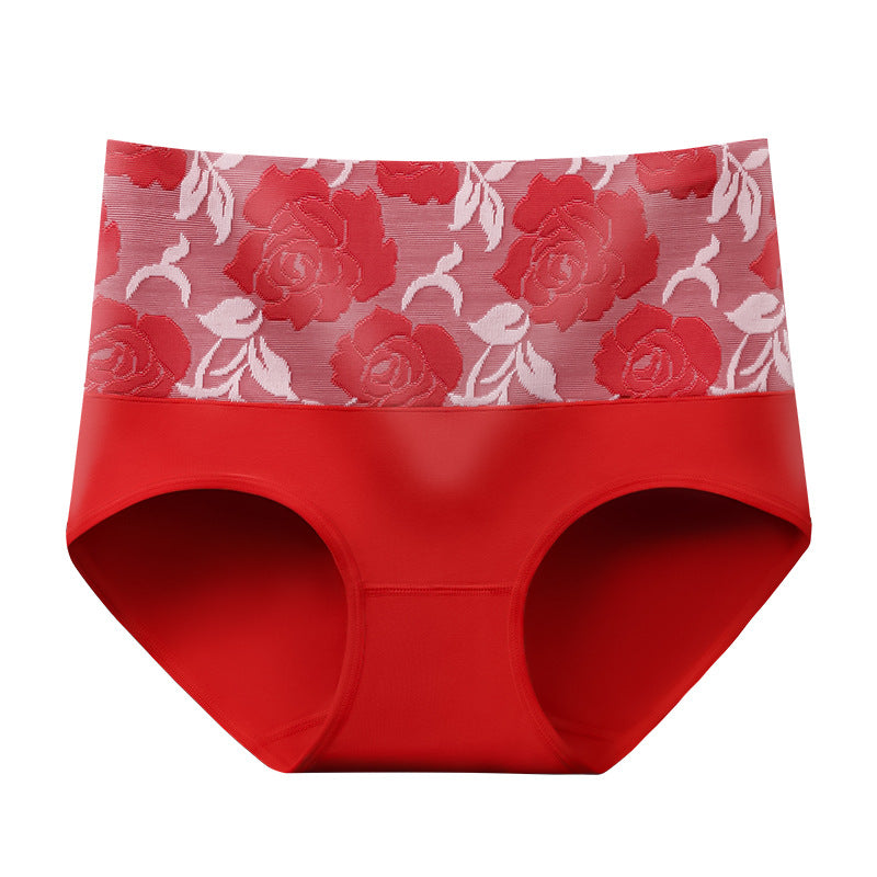 VVZ Women's High-Waisted Color-Block Printed Panties