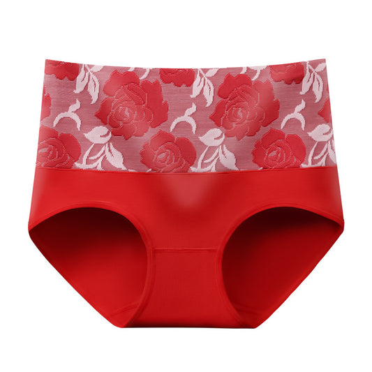 VVZ Women's High-Waisted Color-Block Printed Panties