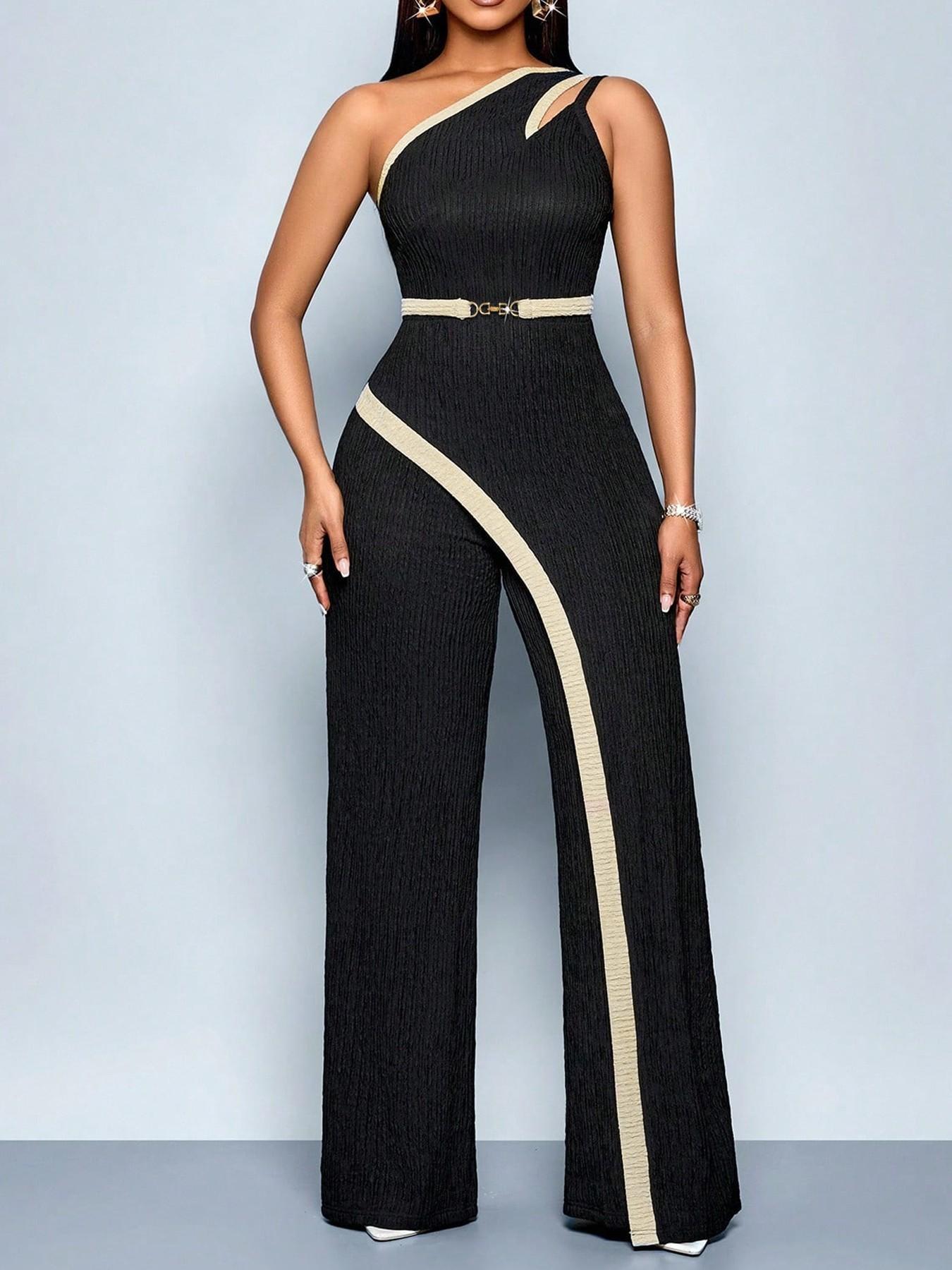 VVZ Women's Asymmetrical Jumpsuit