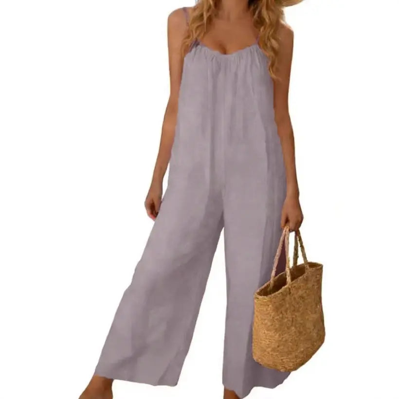 VVZ Women's Backless Jumpsuit