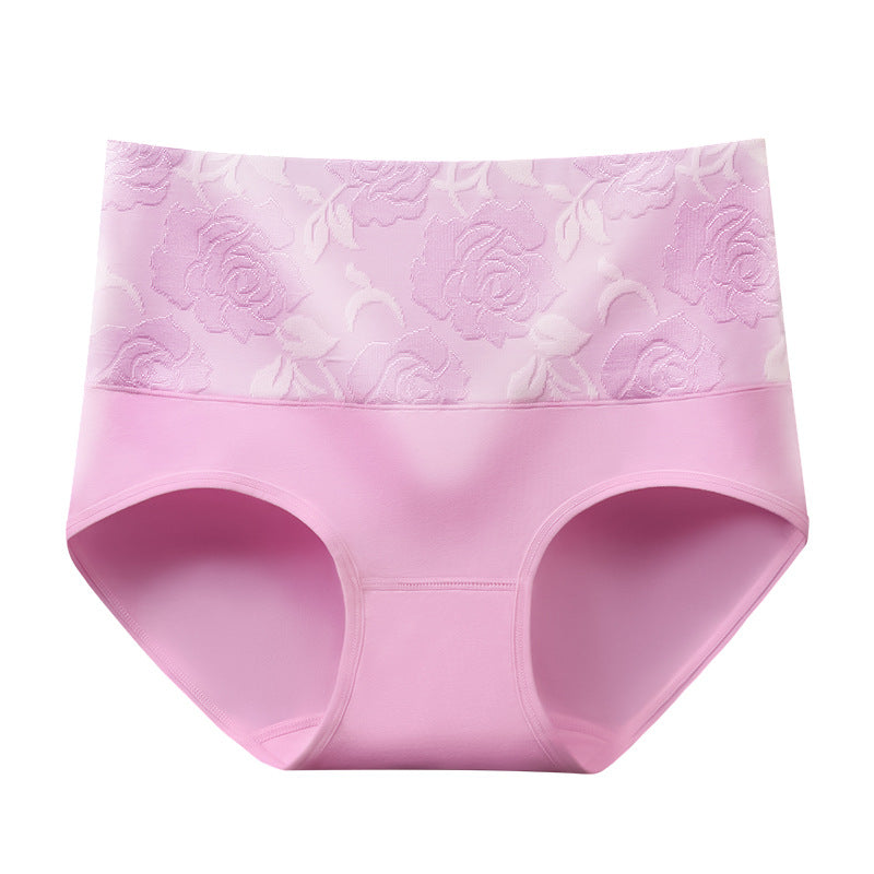 VVZ Women's High-Waisted Color-Block Printed Panties