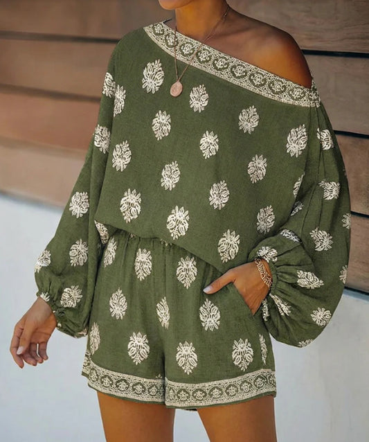 VVZ Women's Boho 2 Piece Set