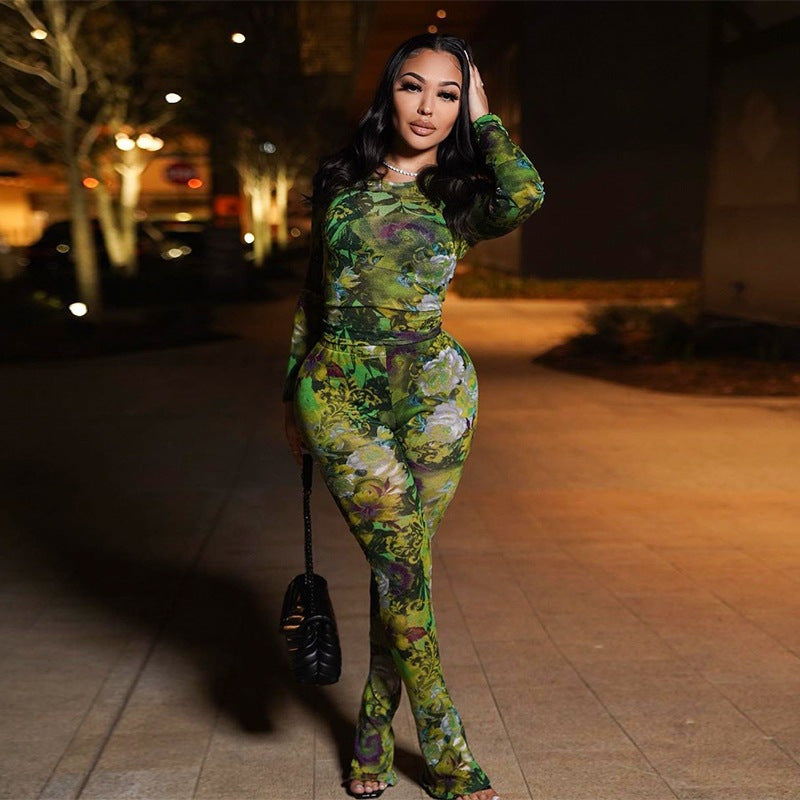 VVZ Women's Floral Print Jumpsuit