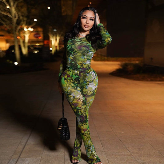 VVZ Women's Floral Print Jumpsuit