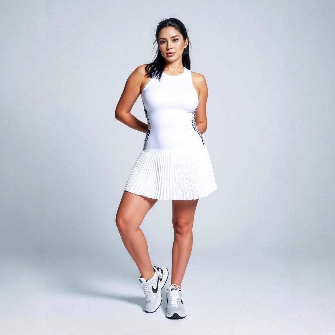 VVZ Casual Sleeveless A-Line Mini Dress