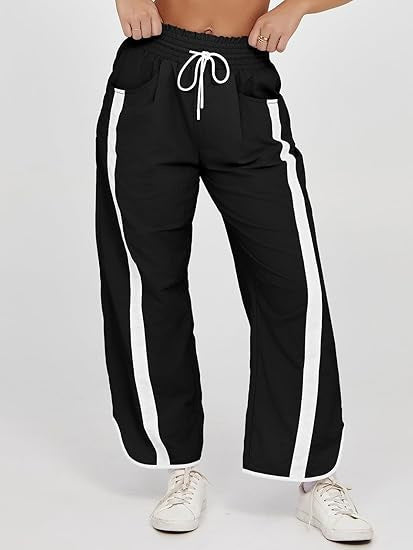VVZ Women's Loose Barrel-Leg Trousers