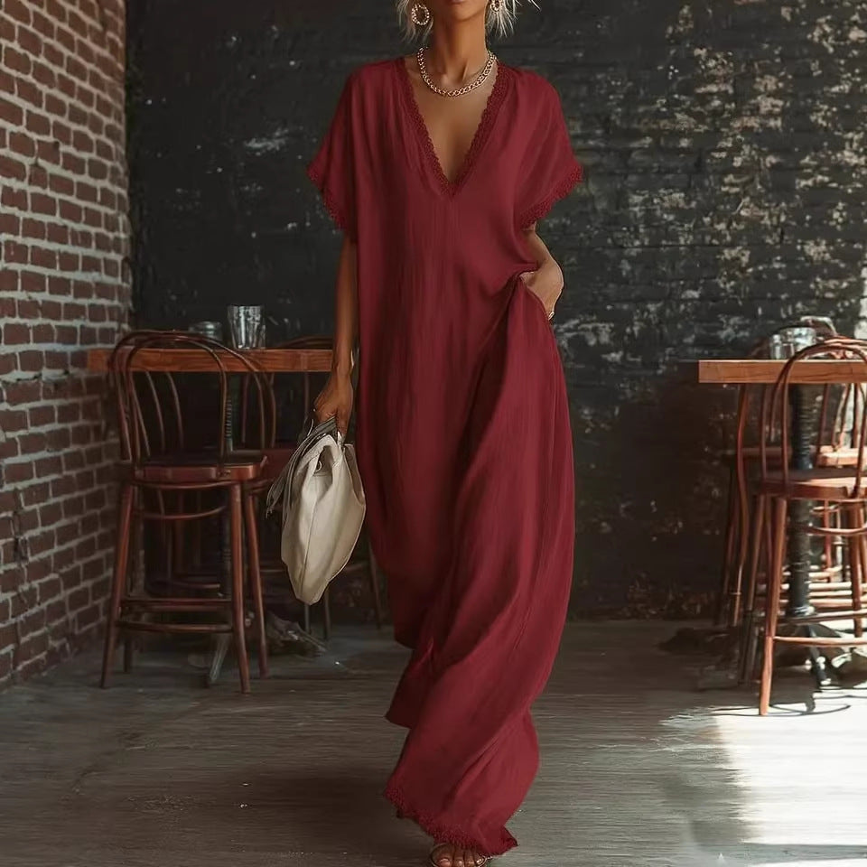 VVZ Elegant Women's Summer Maxi Dress