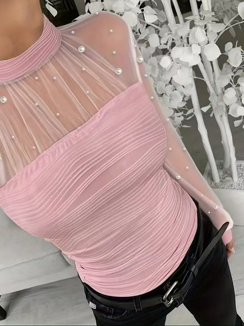 VVZ Backless, Cutout, Slim-Fit, Textured Top