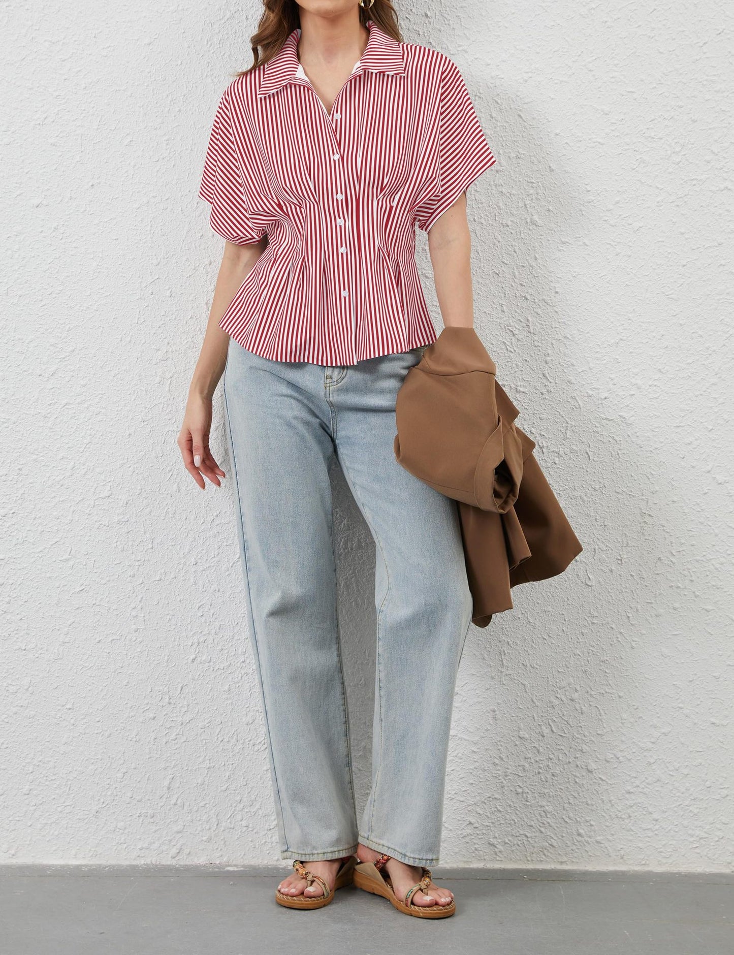 VVZ Women's Striped Shirt