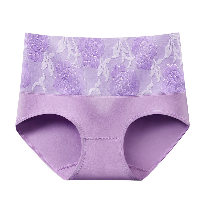 VVZ Women's High-Waisted Color-Block Printed Panties