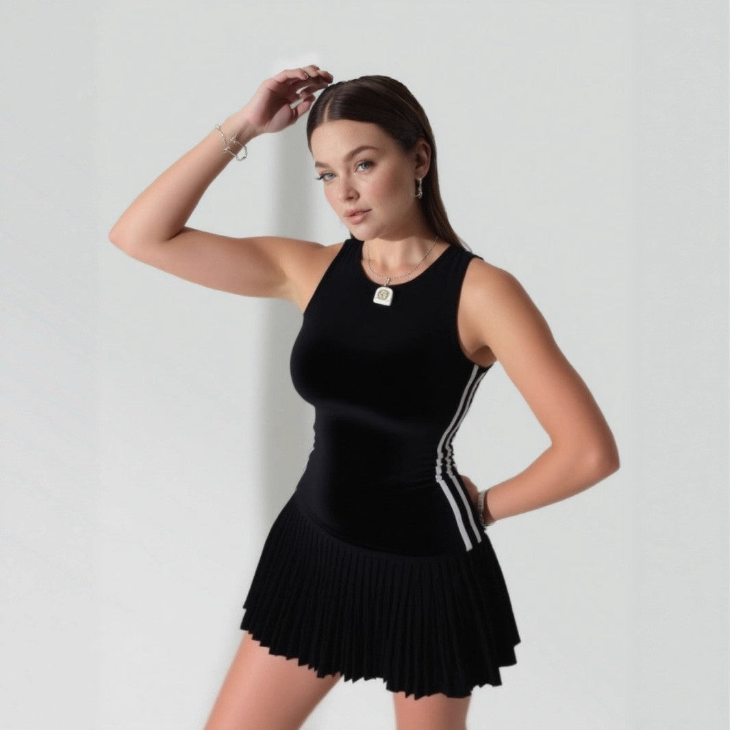 VVZ Casual Sleeveless A-Line Mini Dress