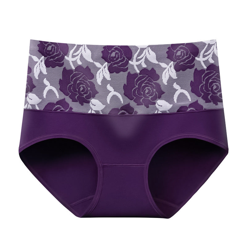 VVZ Women's High-Waisted Color-Block Printed Panties