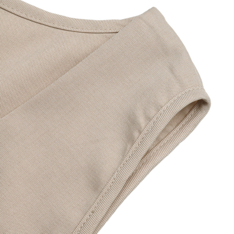 VVZ Women's V-neck sleeveless top and shorts
