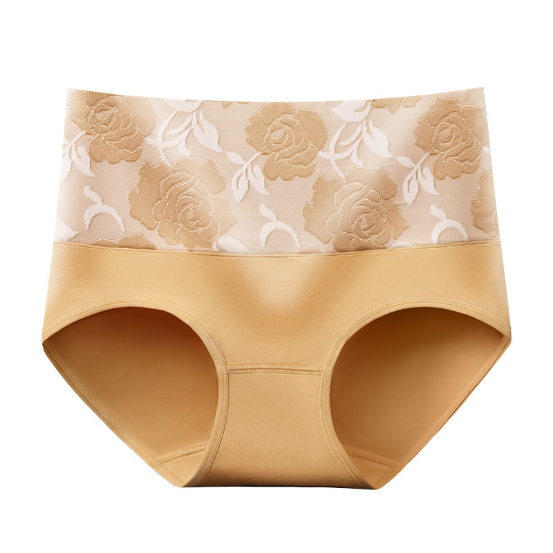 VVZ Women's High-Waisted Color-Block Printed Panties