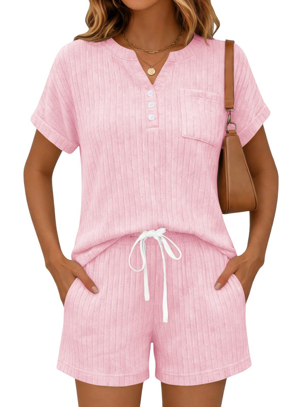 VVZ Women's Summer Two-Piece Shorts Set