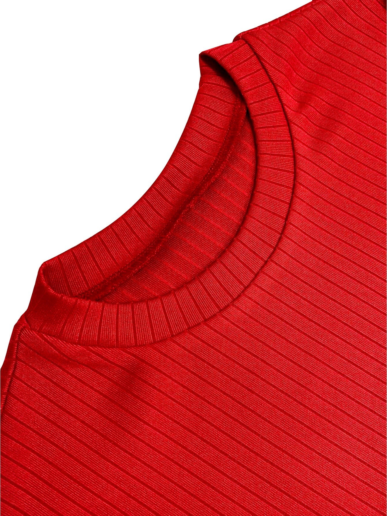 VVZ Women's Solid-Color Stretchy Midi Dress