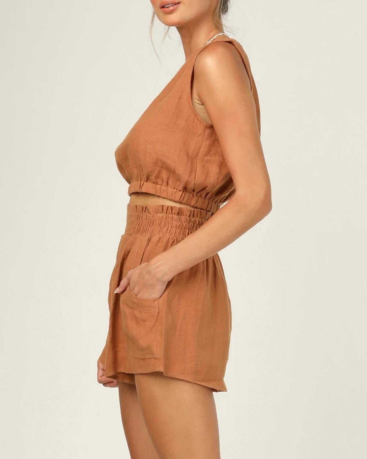 VVZ Loose-Fit Casual Two-Piece Shorts Set