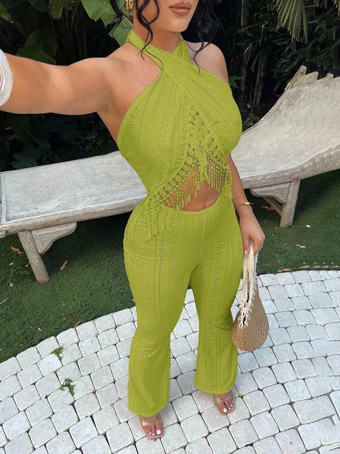 VVZ Women's Casual Vacation Jumpsuit