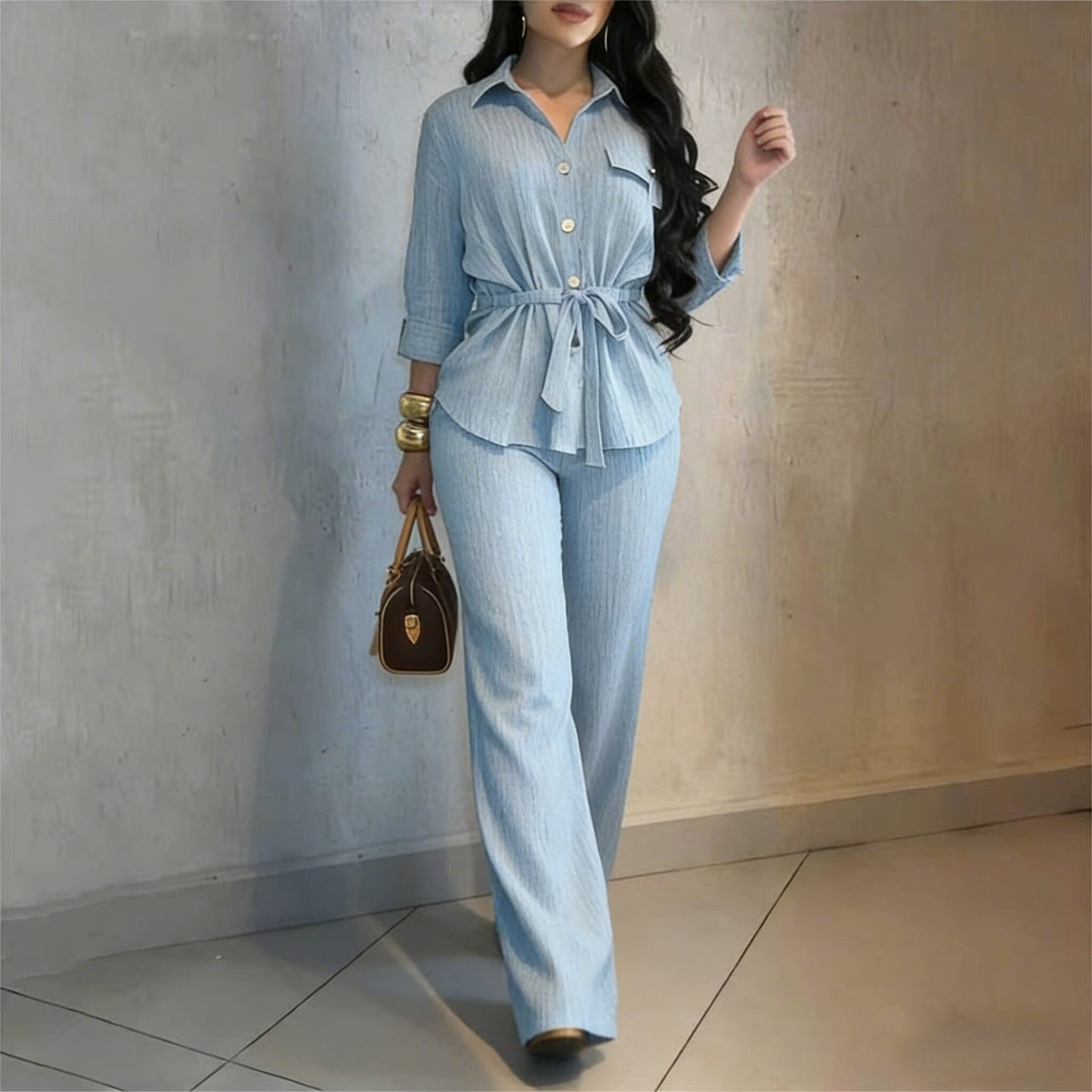 VVZ Textured Commuter Suit