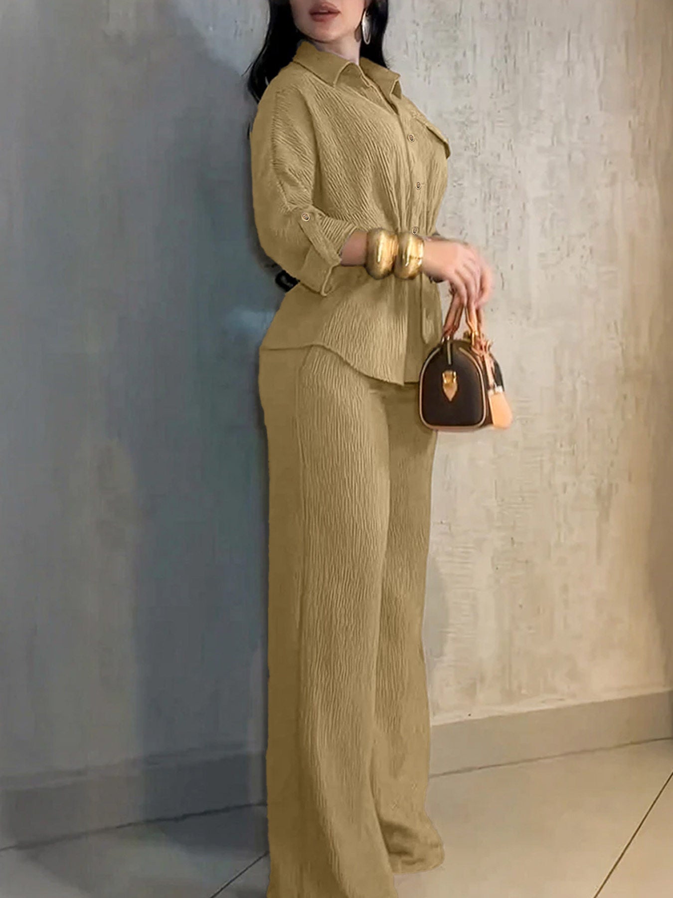 VVZ Textured Commuter Suit