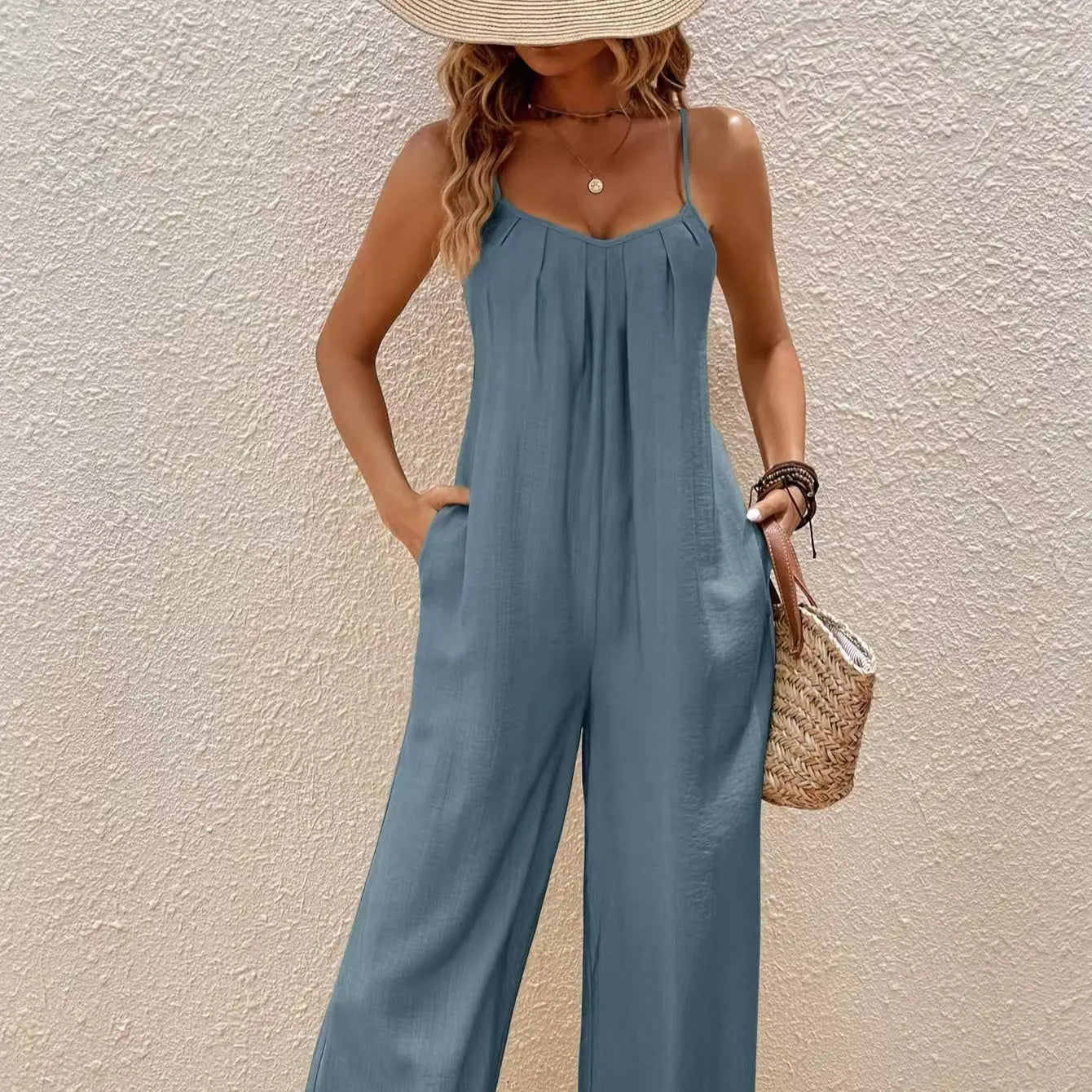 VVZ Women's Backless Jumpsuit