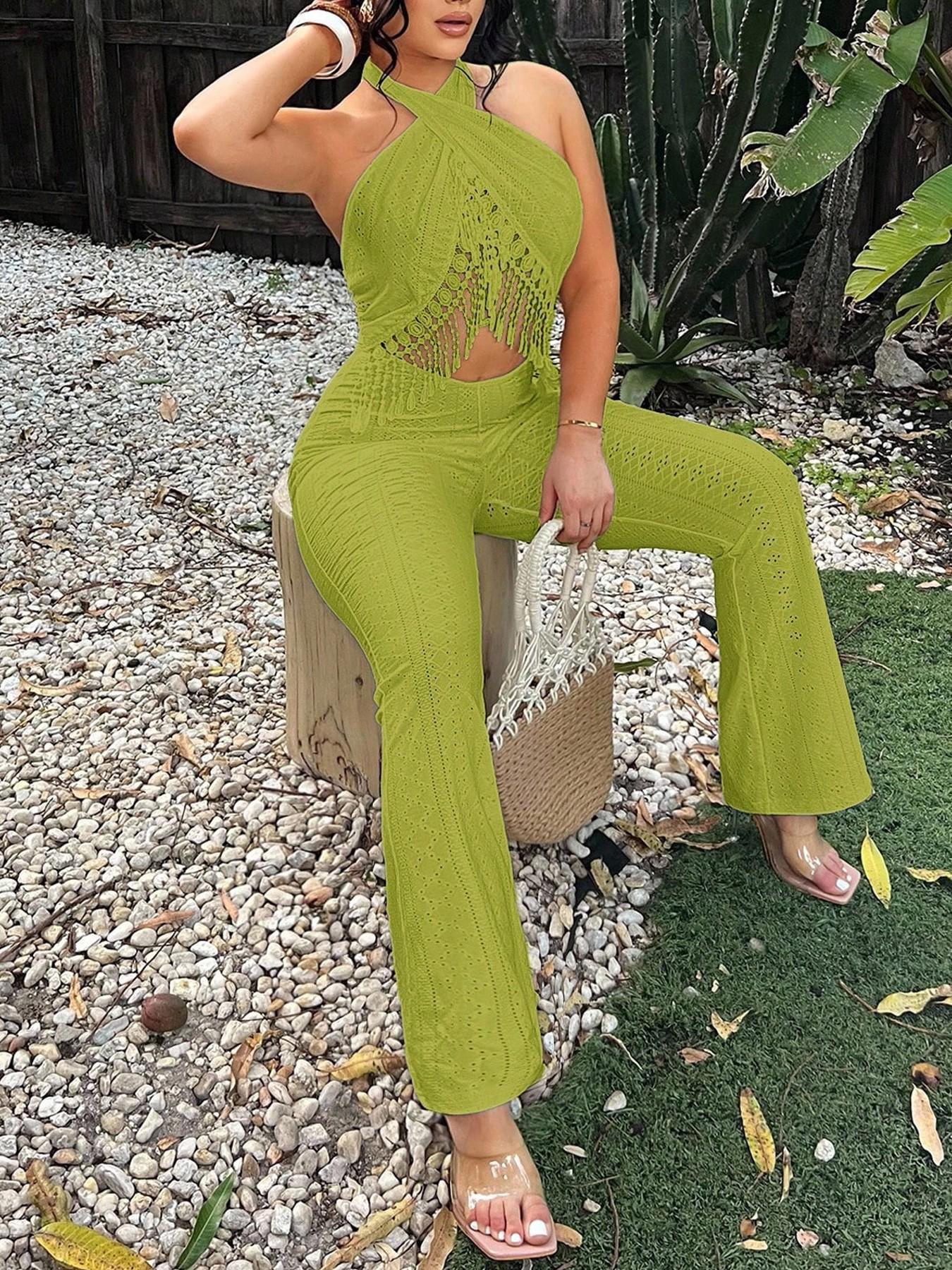 VVZ Women's Casual Vacation Jumpsuit