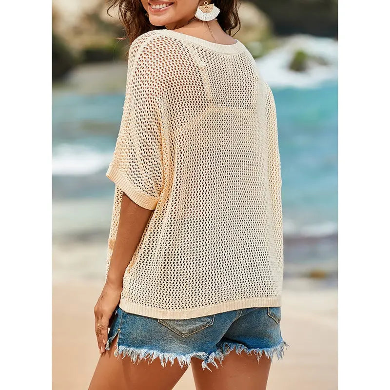 VVZ Women's Lightweight Knitted Pullover