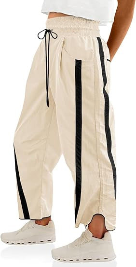 VVZ Women's Loose Barrel-Leg Trousers