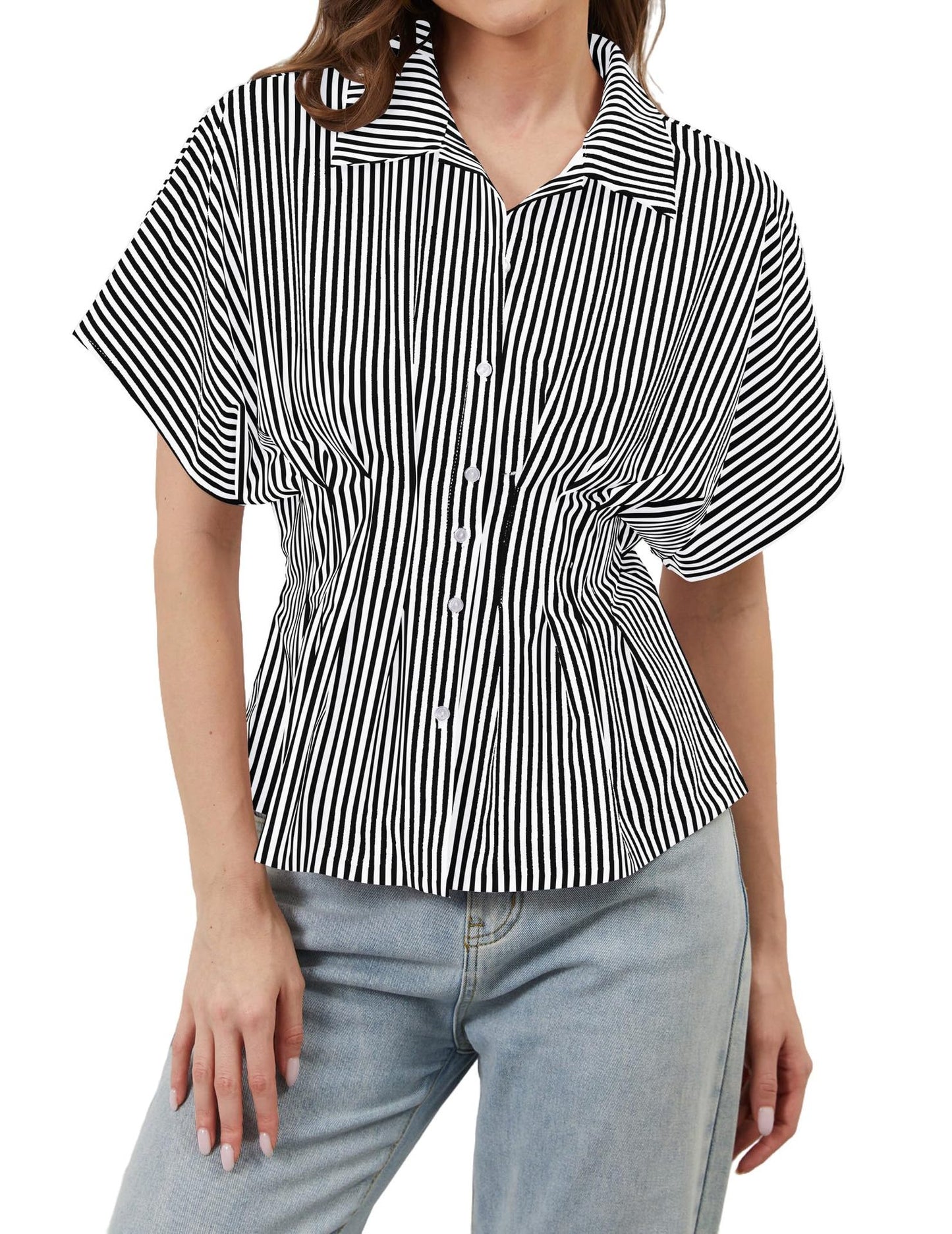 VVZ Women's Striped Shirt