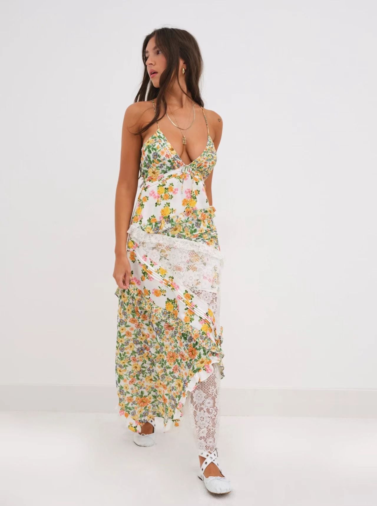 VVZ Women's Summer Sleeveless Dress