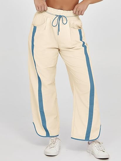 VVZ Women's Loose Barrel-Leg Trousers