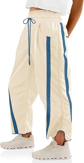 VVZ Women's Loose Barrel-Leg Trousers