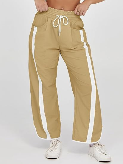 VVZ Women's Loose Barrel-Leg Trousers