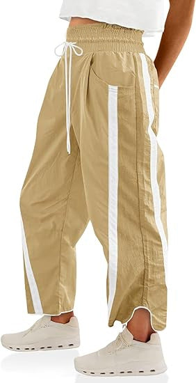 VVZ Women's Loose Barrel-Leg Trousers